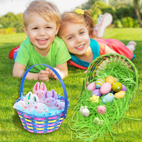 CAMIRUS Easter Basket Sturdy Carry supports easy handling during hunts.