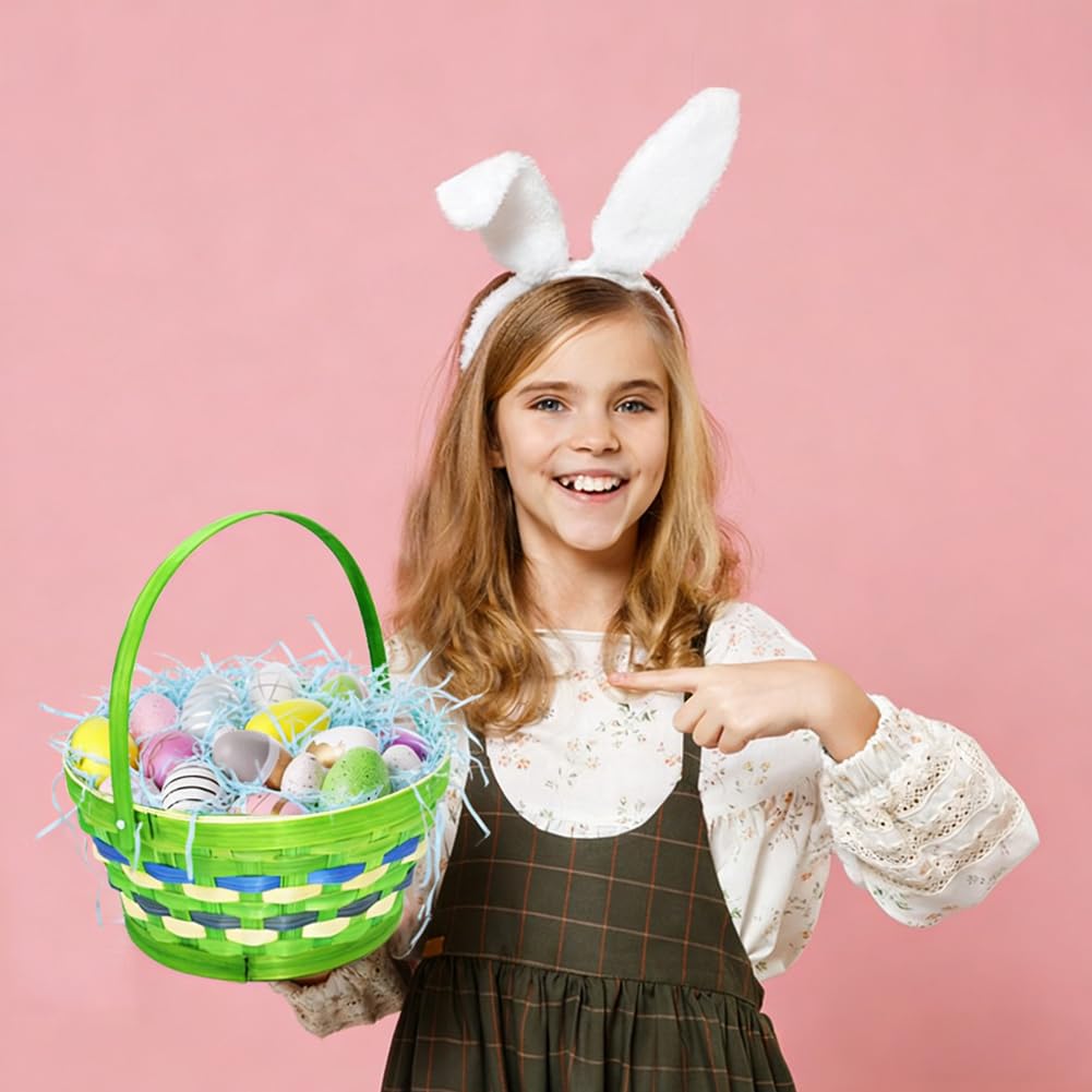 CAMIRUS multi purpose Easter woven basket ideal for eggs gifts and decor.