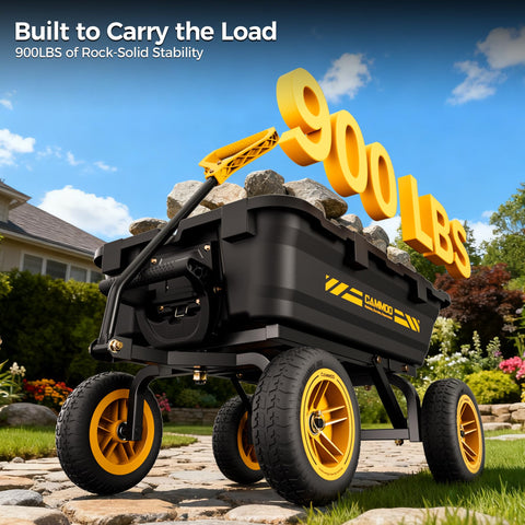 CAMMOO front-dump tilt mechanism enabling easy unloading