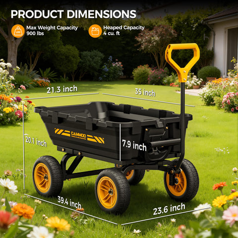 CAMMOO outdoor yard use for firewood and tools transport