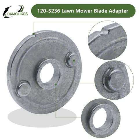 CAMOLIKOS blade adapter fits multiple Toro models for versatile compatibility.