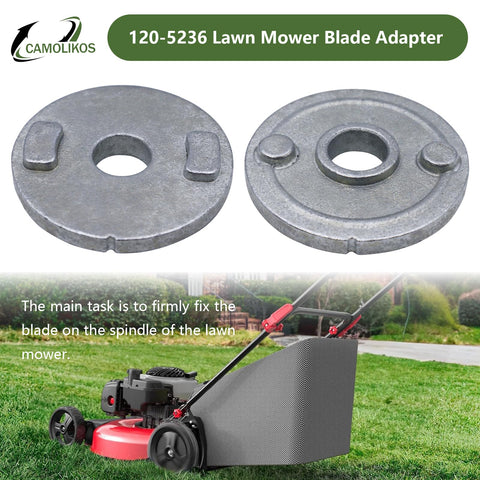CAMOLIKOS 120-5236 blade adapter promotes reliable blade retention during mowing.