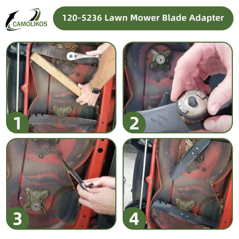 CAMOLIKOS 120-5236 blade adapter supports safer, smoother yard work with Toro.
