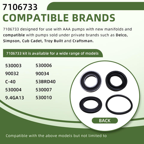 CAMOLIKOS 7106733 seal kit DIY installation guide included, minimizing downtime.