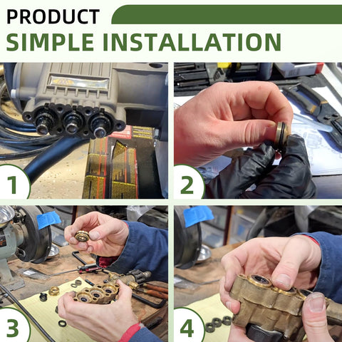 CAMOLIKOS 7106733 seal kit pump compatibility label highlights broad Simpson model support.