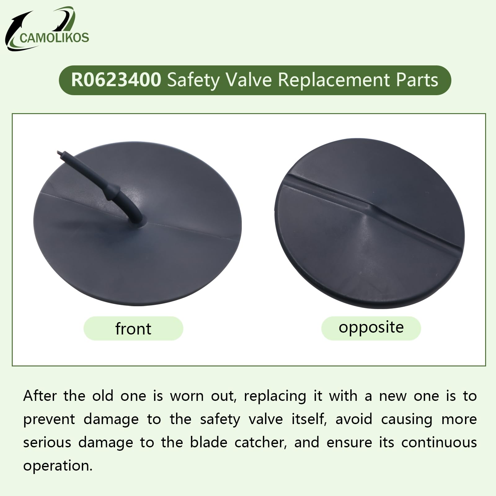 CAMOLIKOS relief valve for Polaris Zodiac, replacement part ready for maintenance to protect leaf catcher longevity.