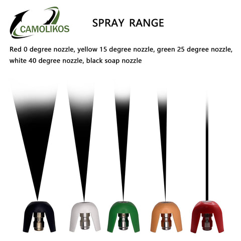 CAMOLIKOS SPX3000 TPS 25-degree nozzle balances coverage for decks and patios