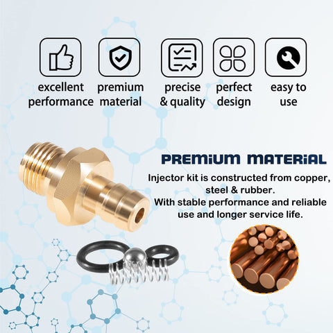 Camoo injector kit Husky compatibility supports outdoor cleaning tasks.