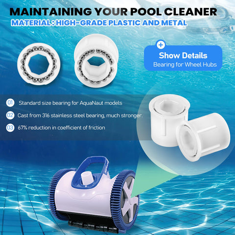 Camoo PVX976PK2 compatible with Poolvergnuegen and Phoenix suction cleaners