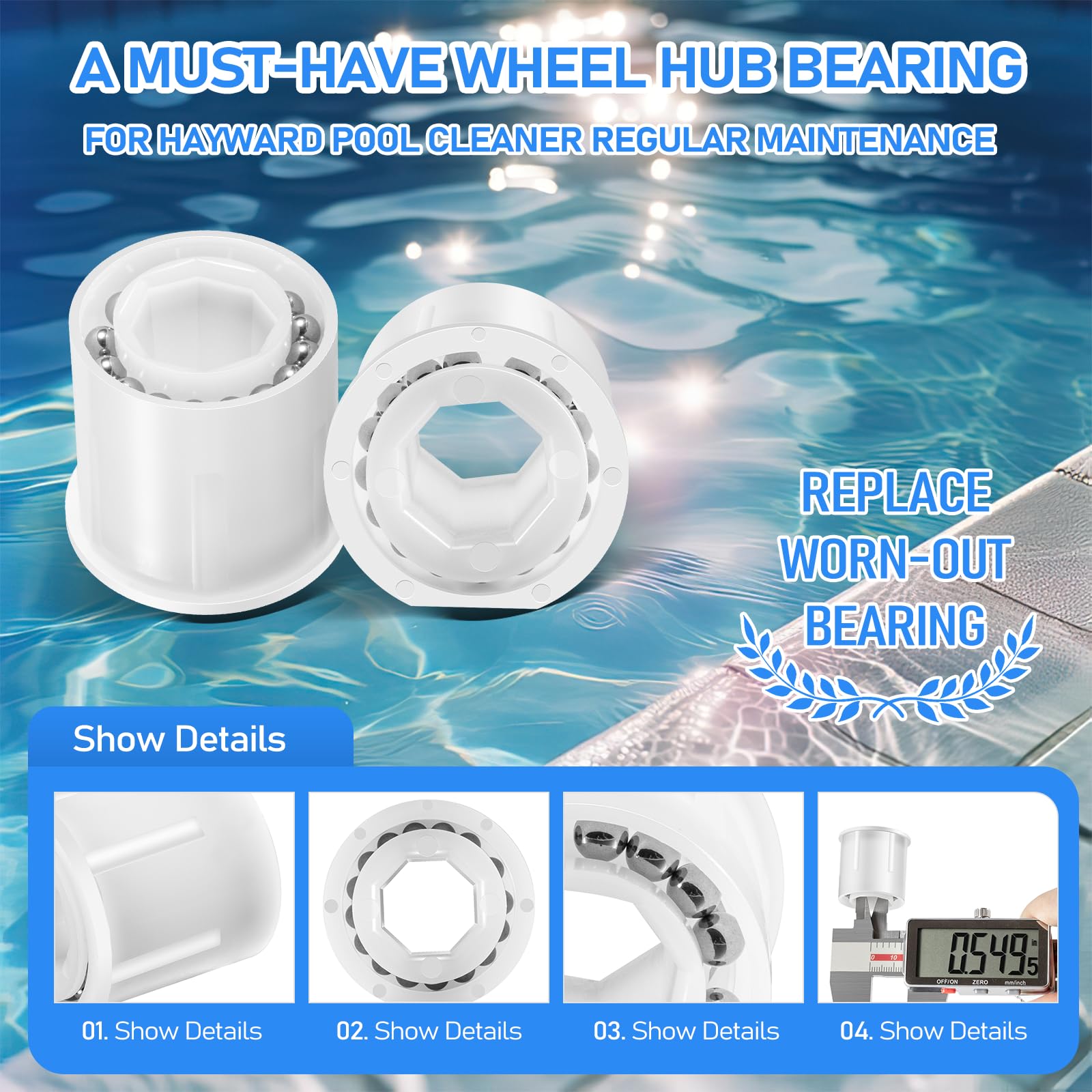 Camoo PVX976PK2 fits Hayward AquaNaut 200/400/450 series