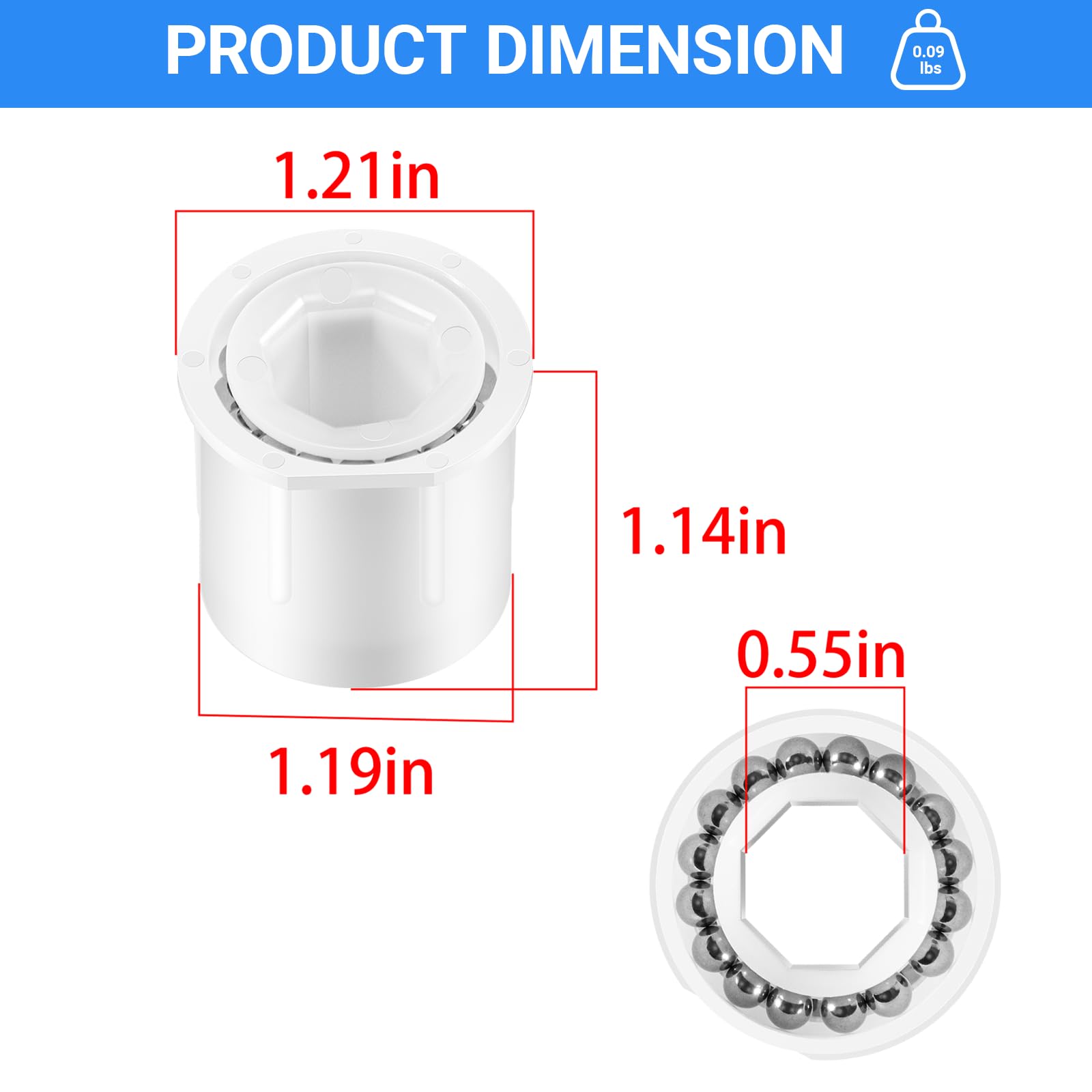 Camoo PVX976PK2 restores smooth wheel movement for better cleaning