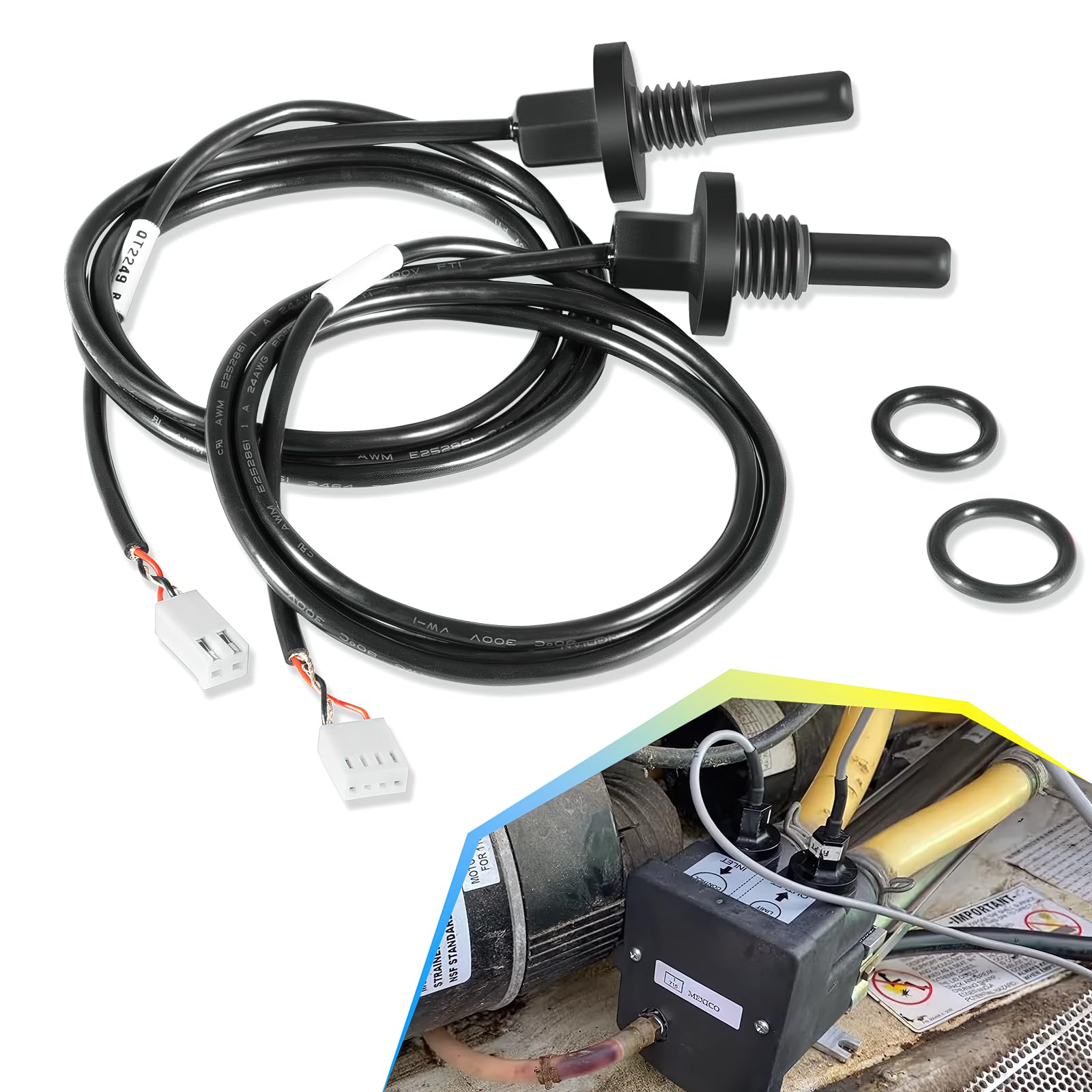 Camoo thermistor 79005 high-limit sensor for safe spa heating control.