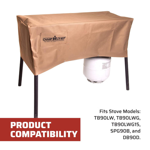 Camp Chef PC42 dimensions 43 inches long for ample coverage
