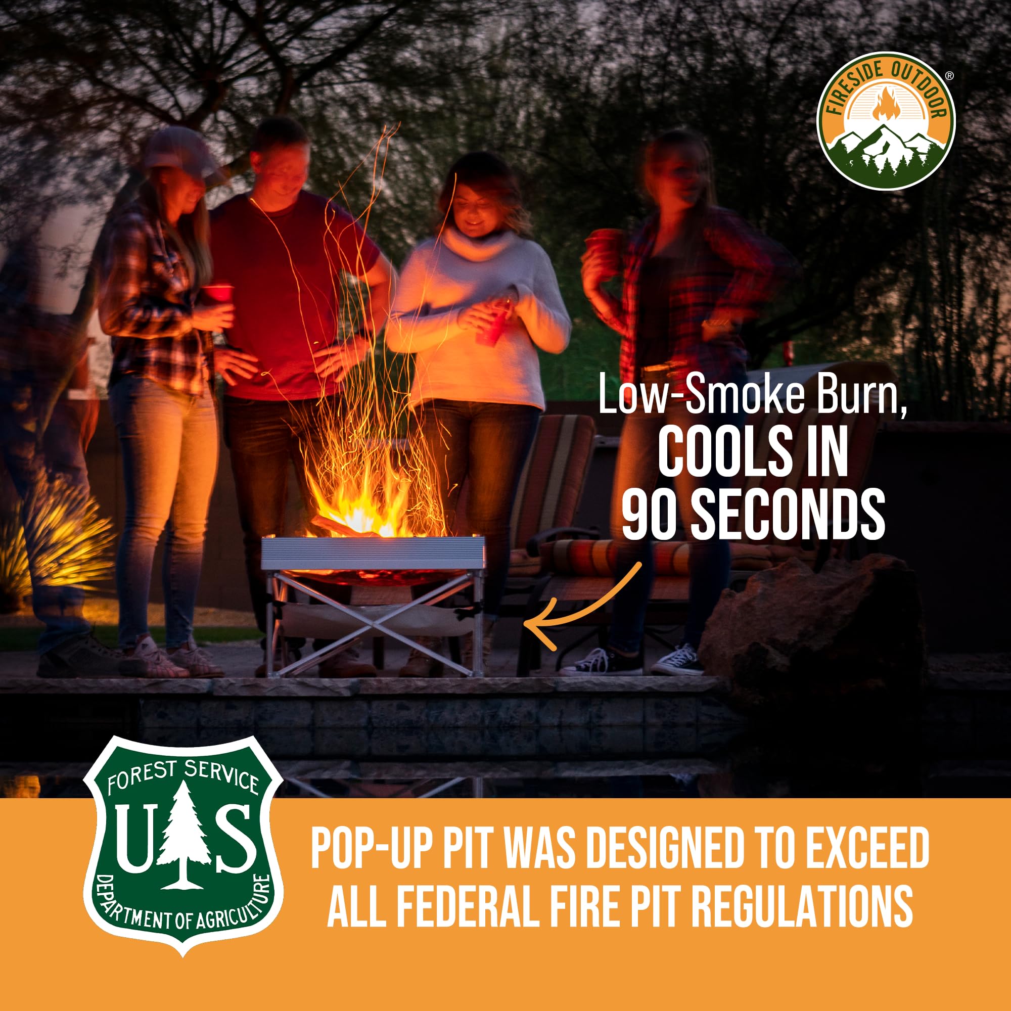 Campfire Defender regulatory compliance with USFS and BLM for safe outdoor use.
