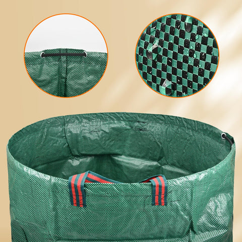 CAMPFIRE garden bags stand-up empty for easy filling and stability.