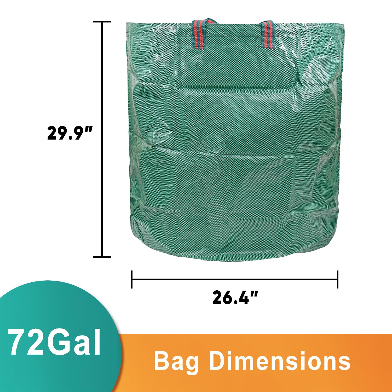 CAMPFIRE heavy-duty leaf bags with sturdy handles for effortless transport.