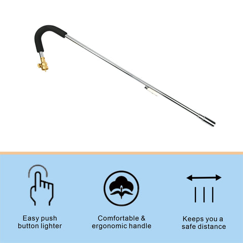 CAMPFIRE propane torch designed for outdoor use in lawns and gardens