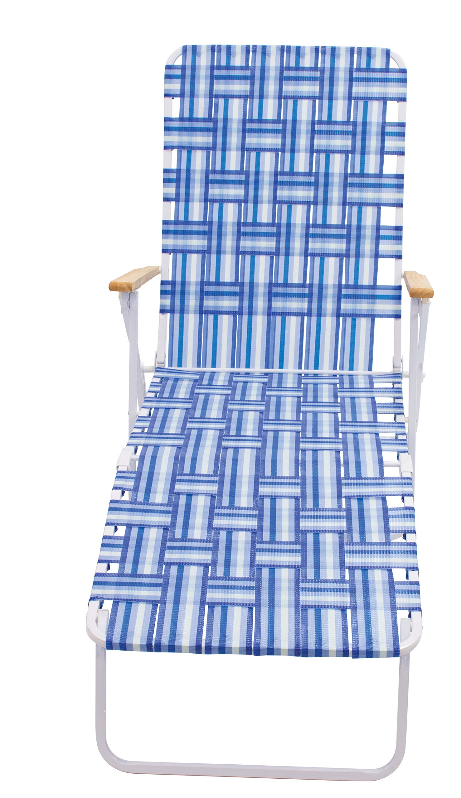 Camp & GO wooden armrests with rust-resistant frame for durable outdoor seating