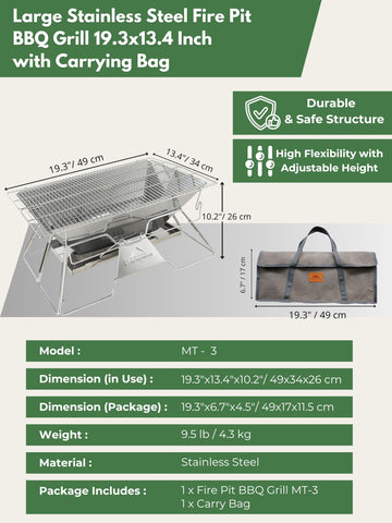 CampingMoon MT-3 outdoor-adventure ready setup for trips