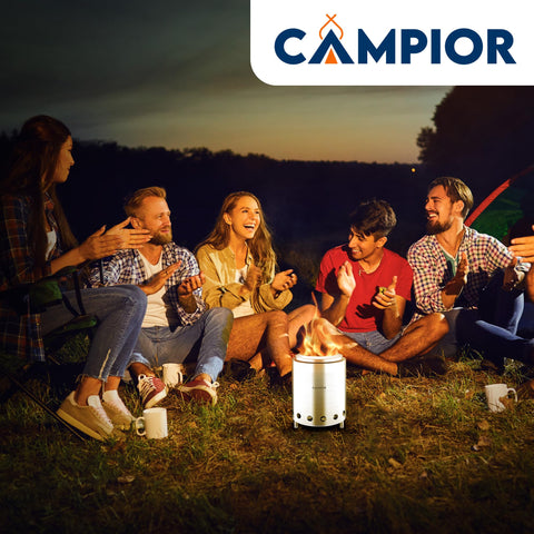 Campior Compact design with stand for limited spaces.