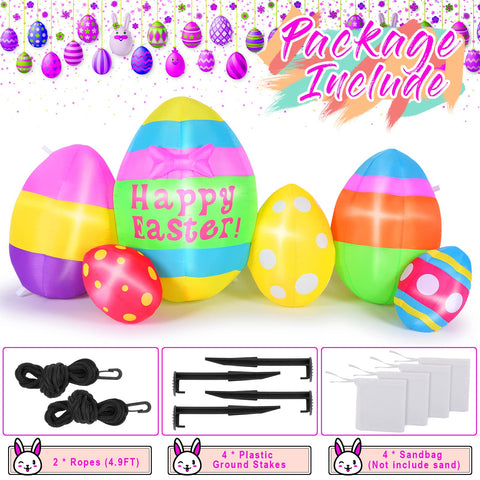 Camuland polyester fabric Easter egg designed for safe outdoor use.