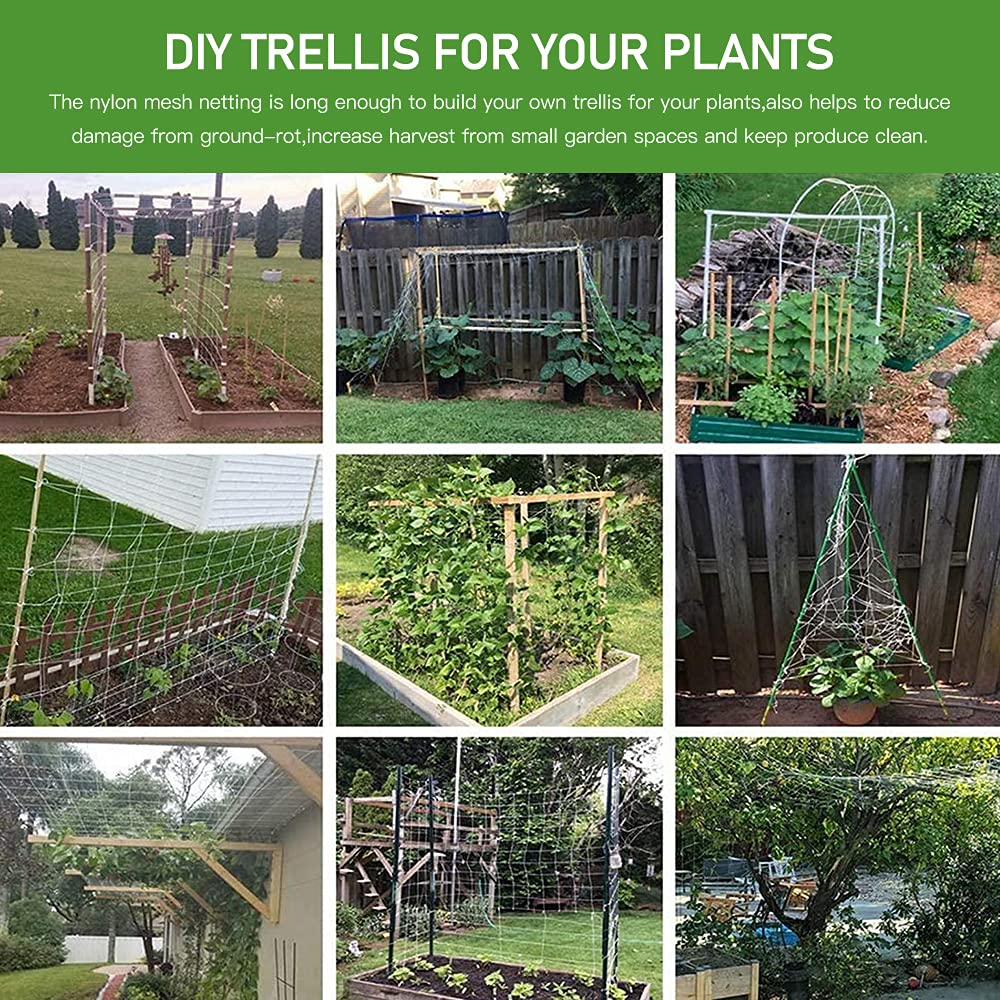 CANAGROW durable, reusable garden netting withstands outdoor weather across seasons.