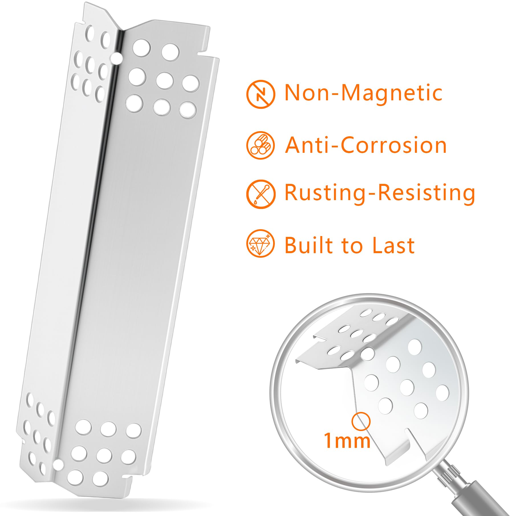 CANDANA flavorizer bar compatible guard supports even flame distribution