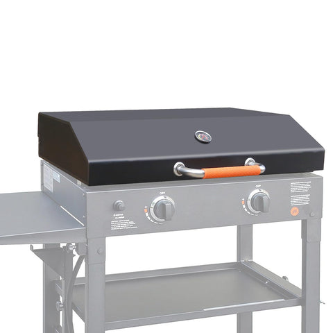 Candana hinged lid with thermometer for Blackstone 28-inch griddle provides temperature awareness