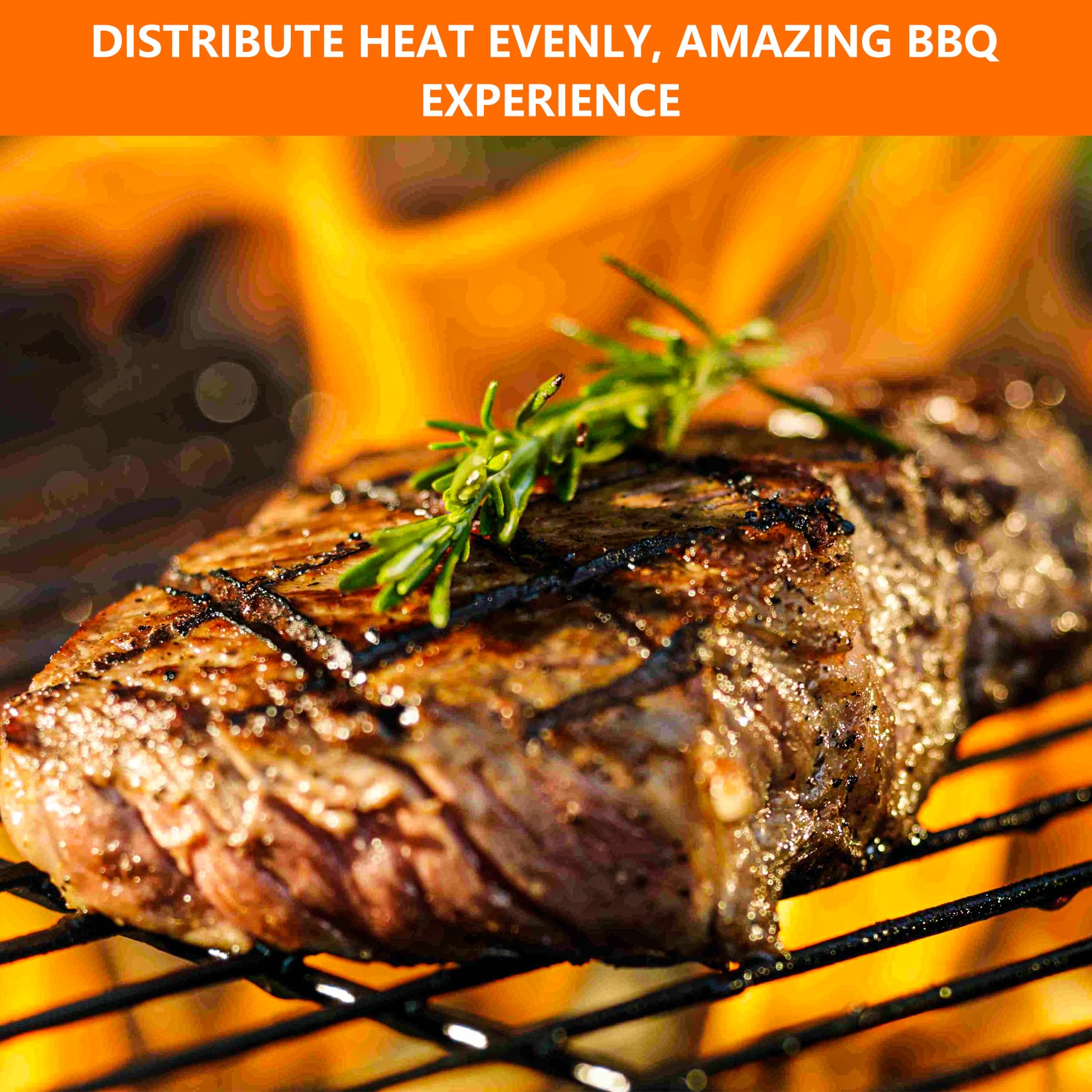 CANDANA Nexgrill 4B heat plates shield and distribute heat.