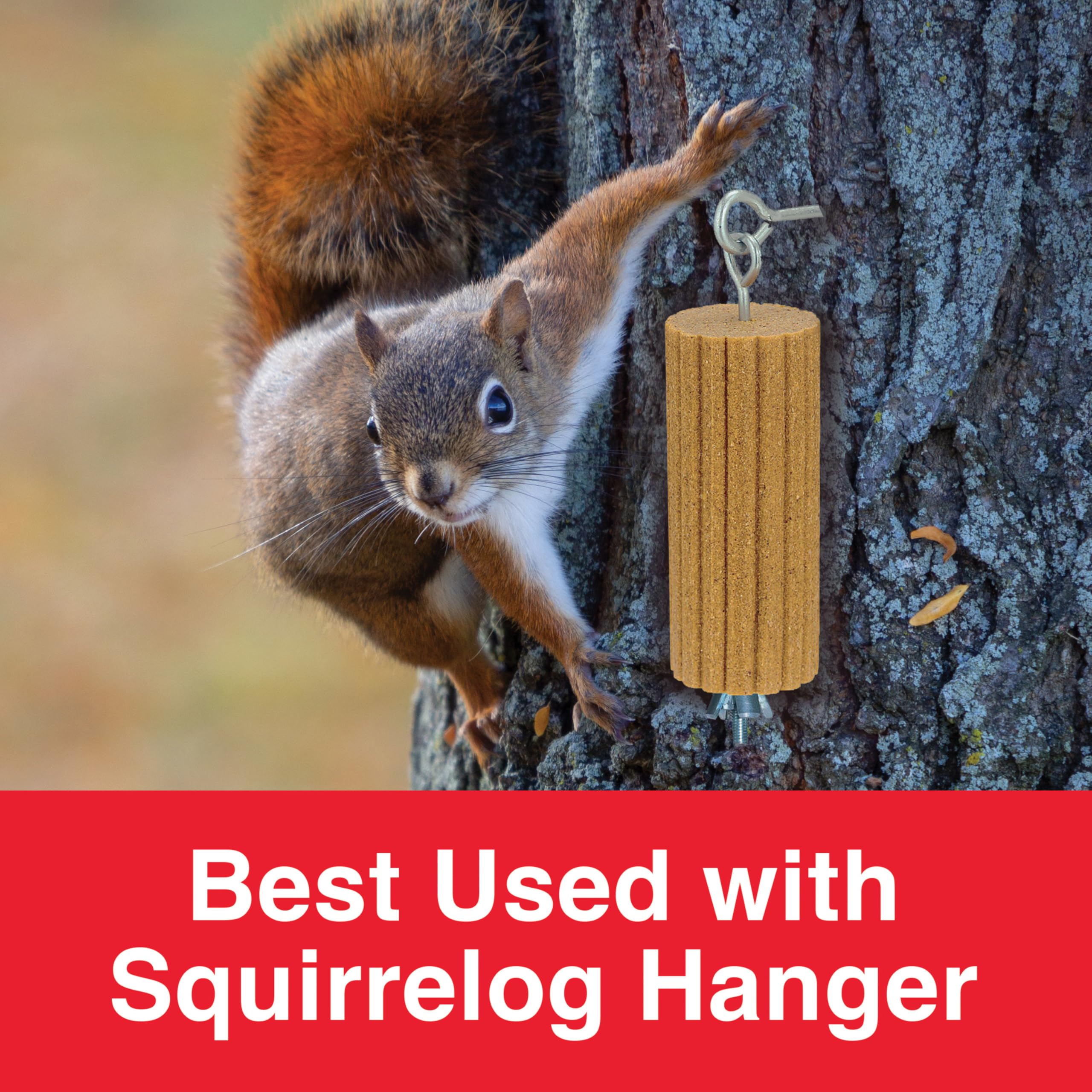 C&S Squirrelog fits most feeders for flexible use.