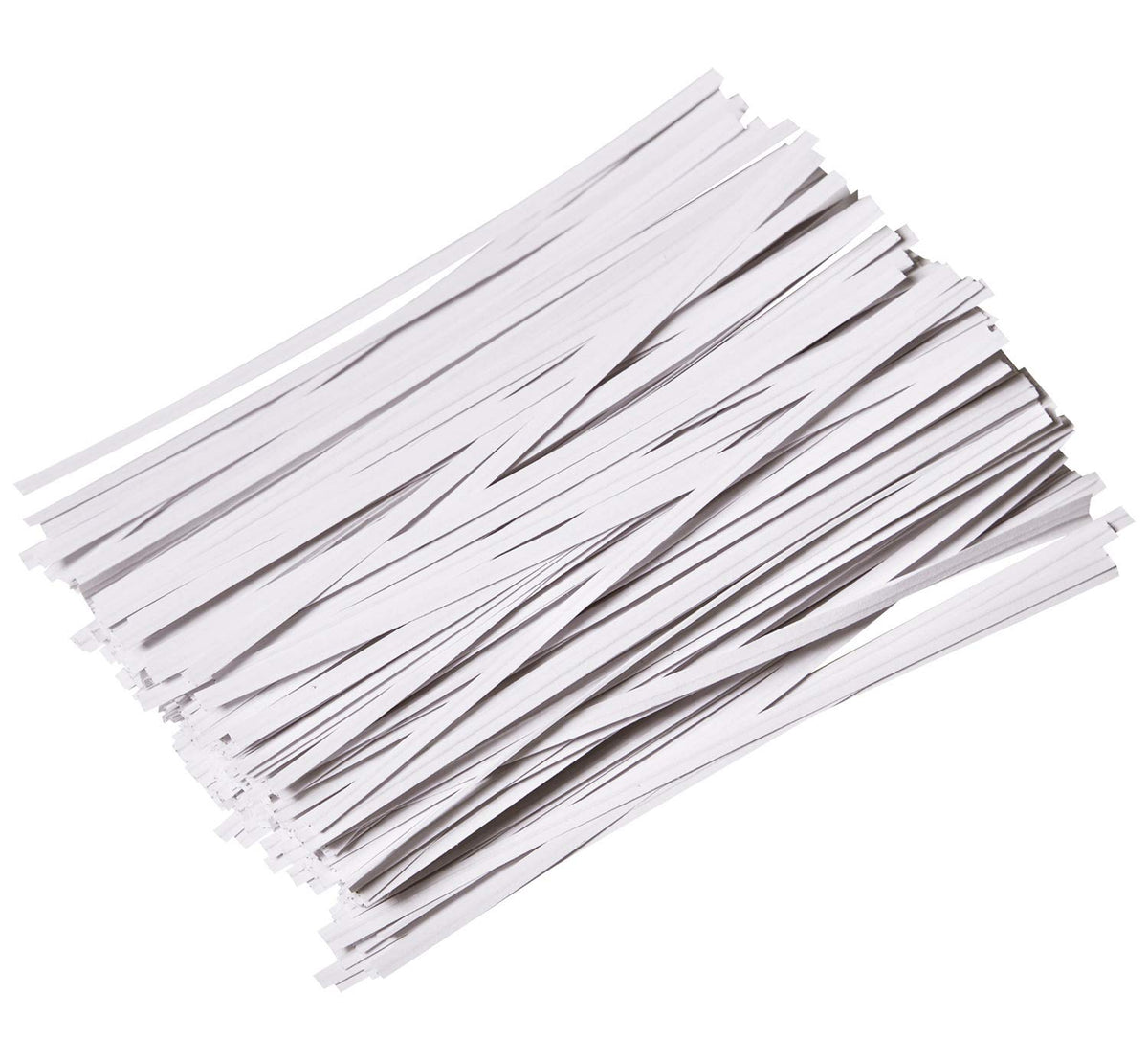 CandyHome 6-inch twist tie with white paper coating for durable bag sealing.