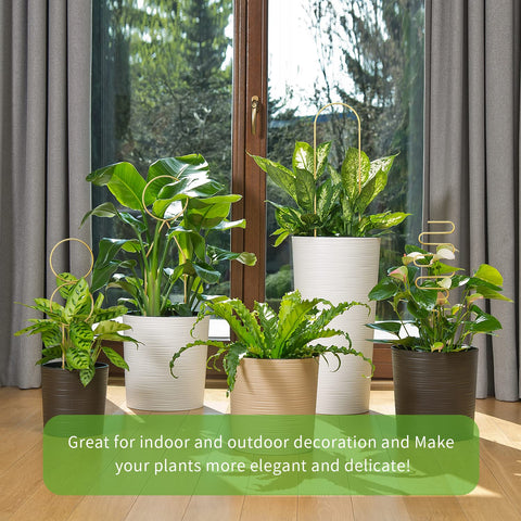 CANIPHA 34x10 cm trellis for potted plants fits small to medium pots for vertical growth.