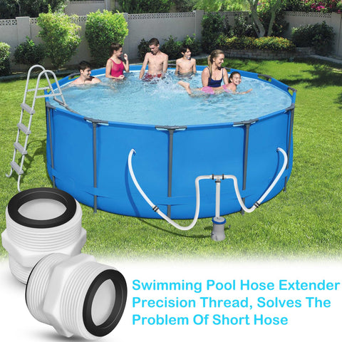 Compatible with popular above-ground hoses for smooth water flow.