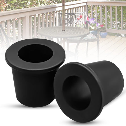CANIPHA patio umbrella hole ring fits 2–2.5 inch holes, stabilizing your table umbrella.