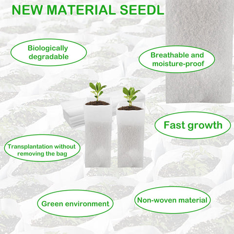 CANIPHA 60pcs bag set supports a wide range of fruits, vegetables, flowers, and trees.