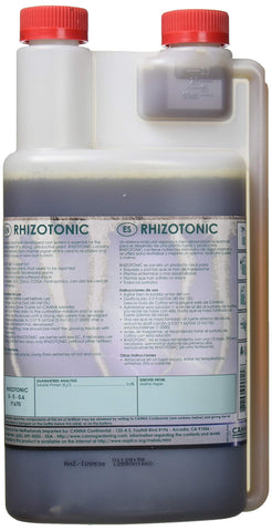 Canna Rhizotonic bottle pour enables easy dosing to speed germination.