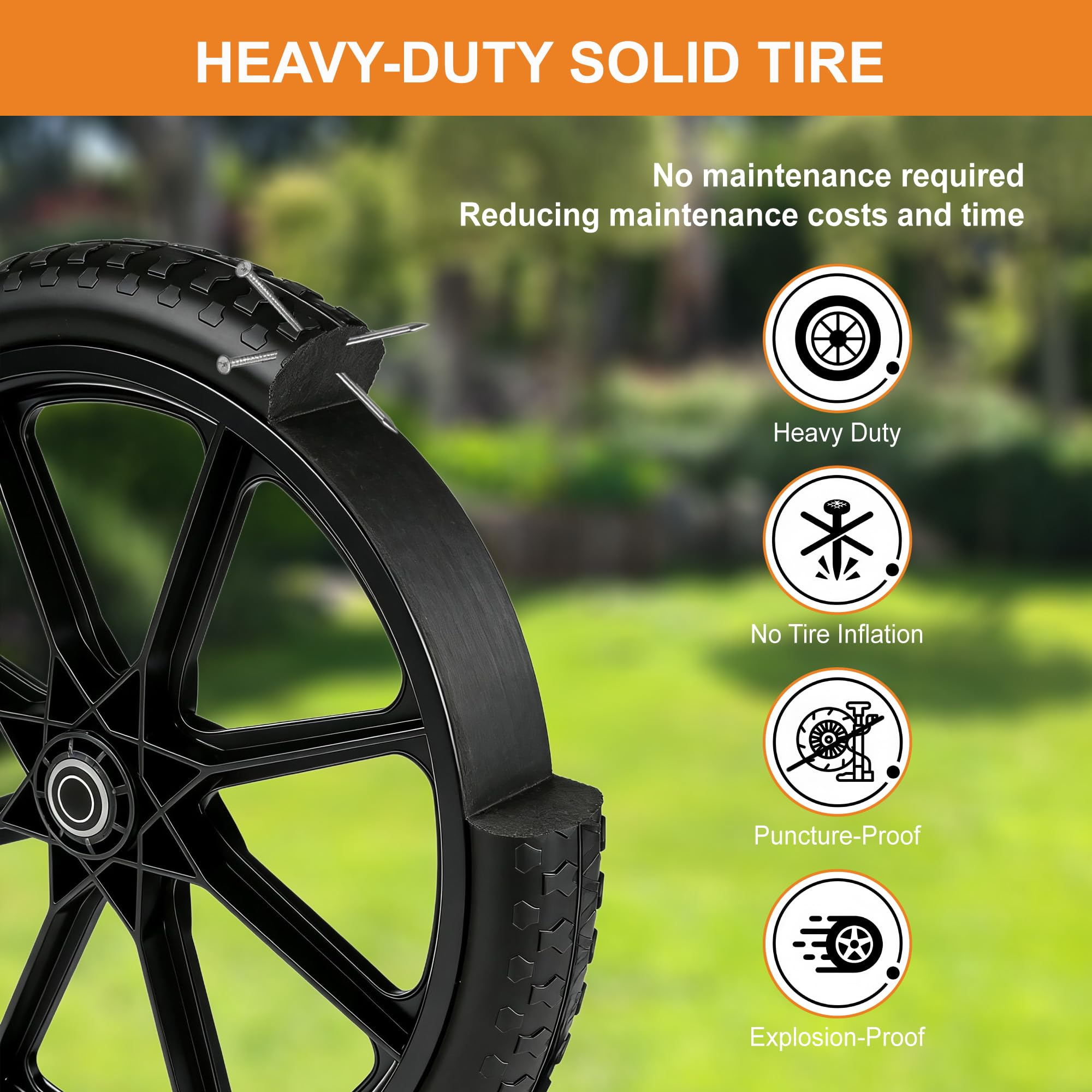 CANWUPON ABS rim design reduces bearing fall risk and boosts durability.