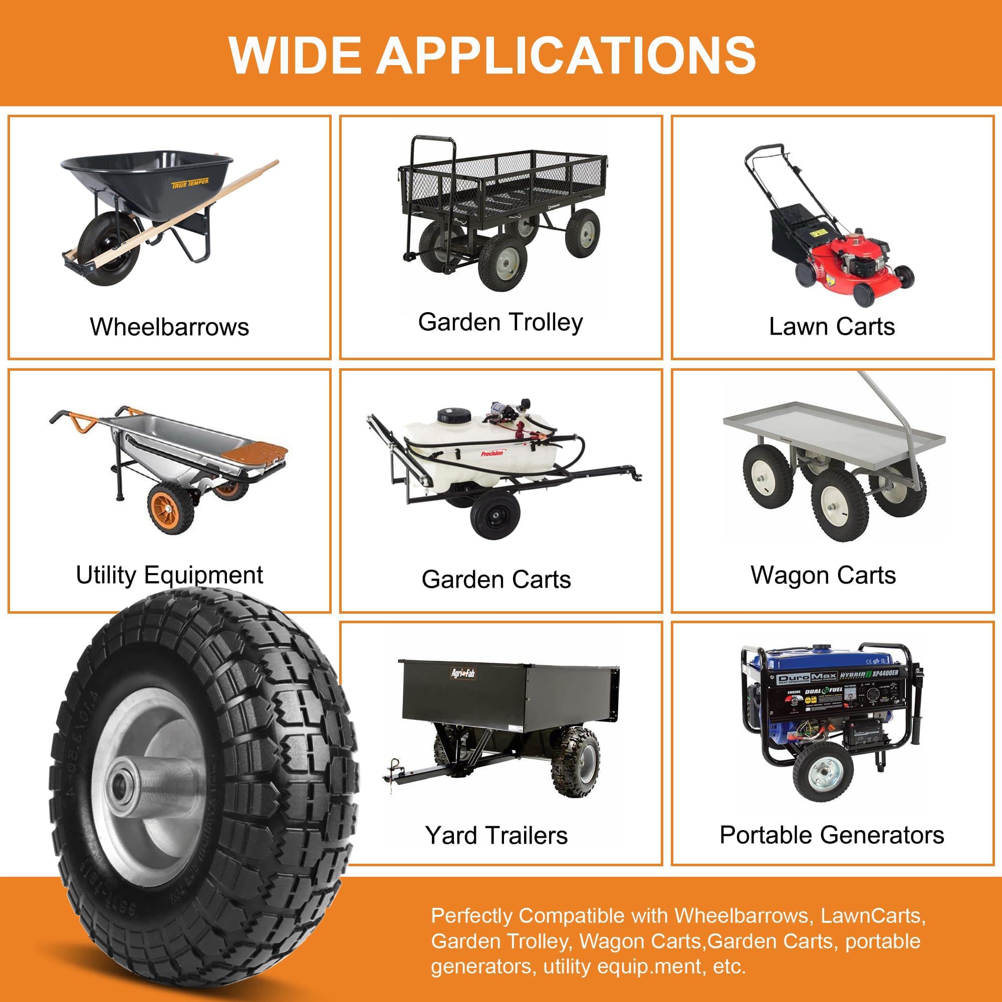 CANWUPON maintenance-free flat-free tires reduce downtime