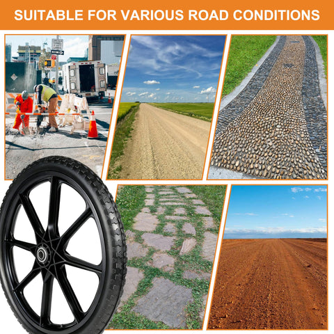 CANWUPON 20-inch wheel withstands broad temperature ranges for year-round use.