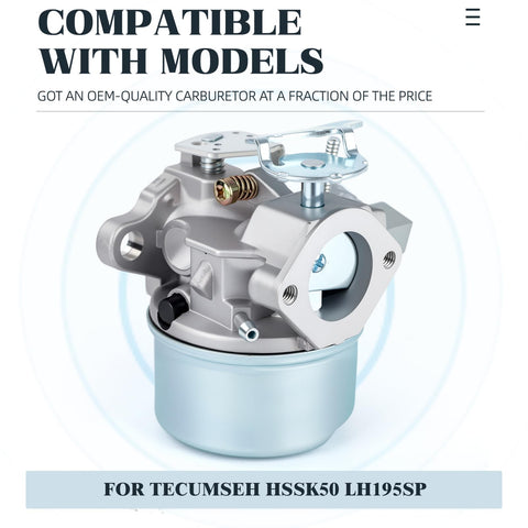 CANZILLA carburetor top view, precise OEM-fit for quick install