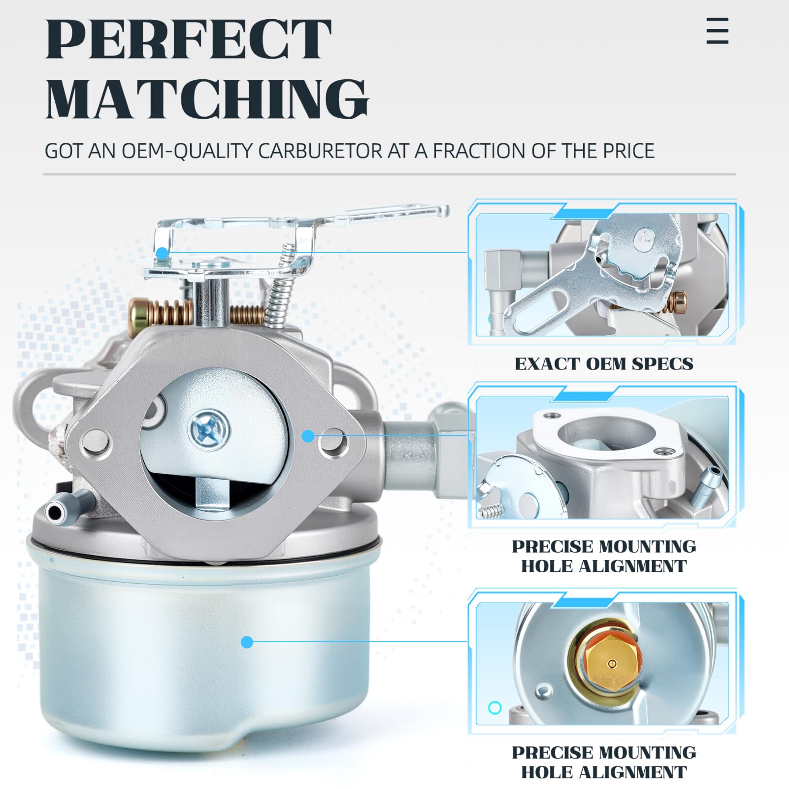 CANZILLA precision-engineered carburetor delivering OEM-like performance at lower cost