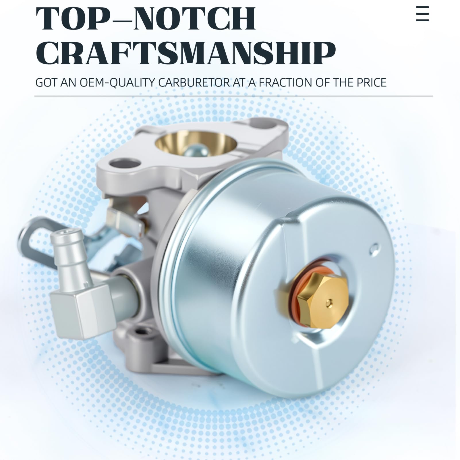 CANZILLA carburetor supports LH195SP, reliable snow blower operation