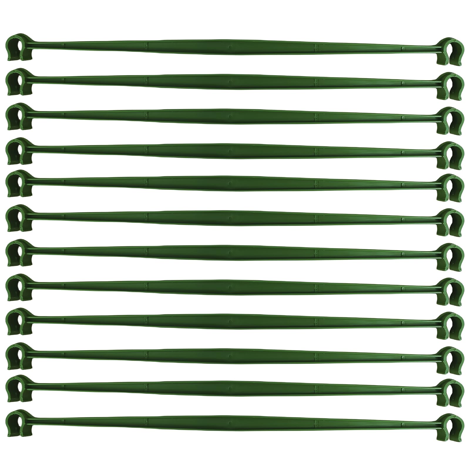 Caonysh 36pcs tomato cage connectors for 11mm stakes, secure and reusable.