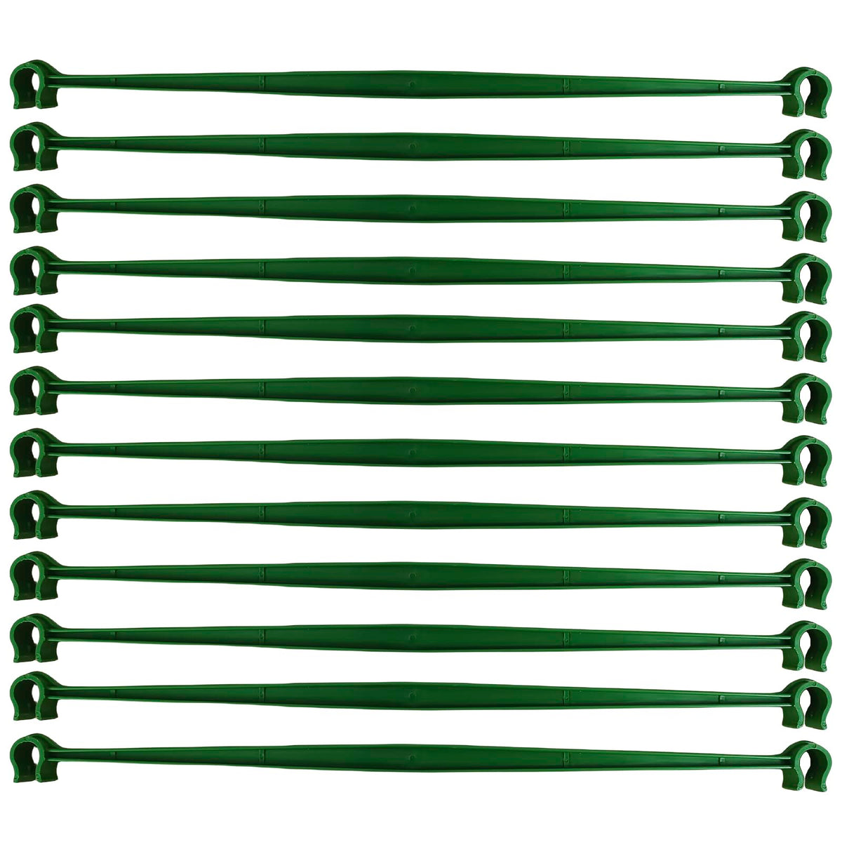 Caonysh 36pcs tomato cage connectors for 11mm stakes, secure and reusable.