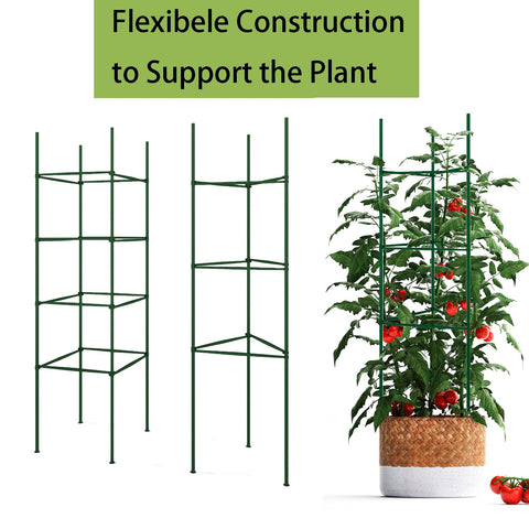 Caonysh easy-assembly connectors simplify tomato and vegetable trellises.