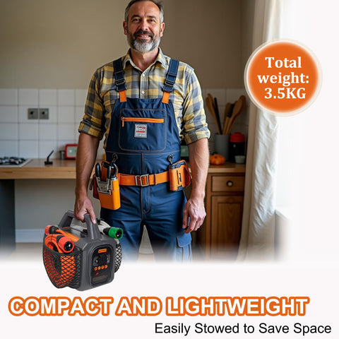 Caoooort ZPB140 indoor-outdoor use supports mist and high-pressure cleaning.