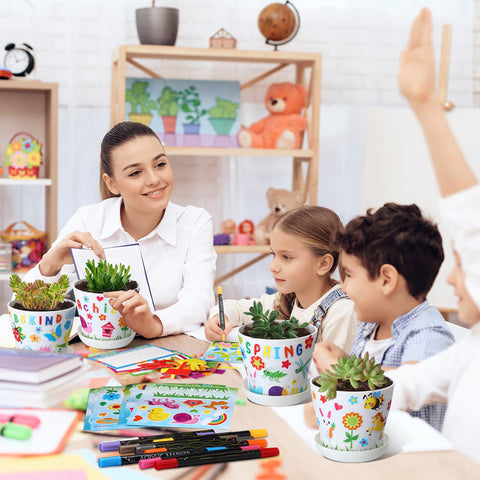 Capoda double-ended acrylic pens for vibrant pot decoration