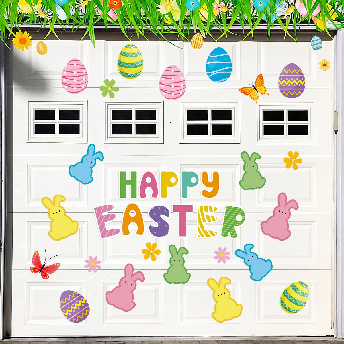 Capoda Easter magnets: bunny eggs on door add playful color and seasonal charm.