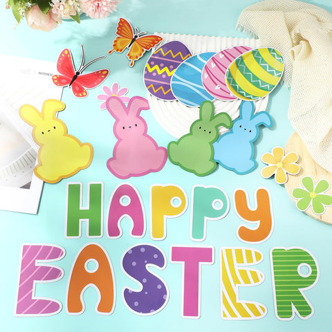 Capoda Easter magnets on metal whiteboards offer quick festive reminders.