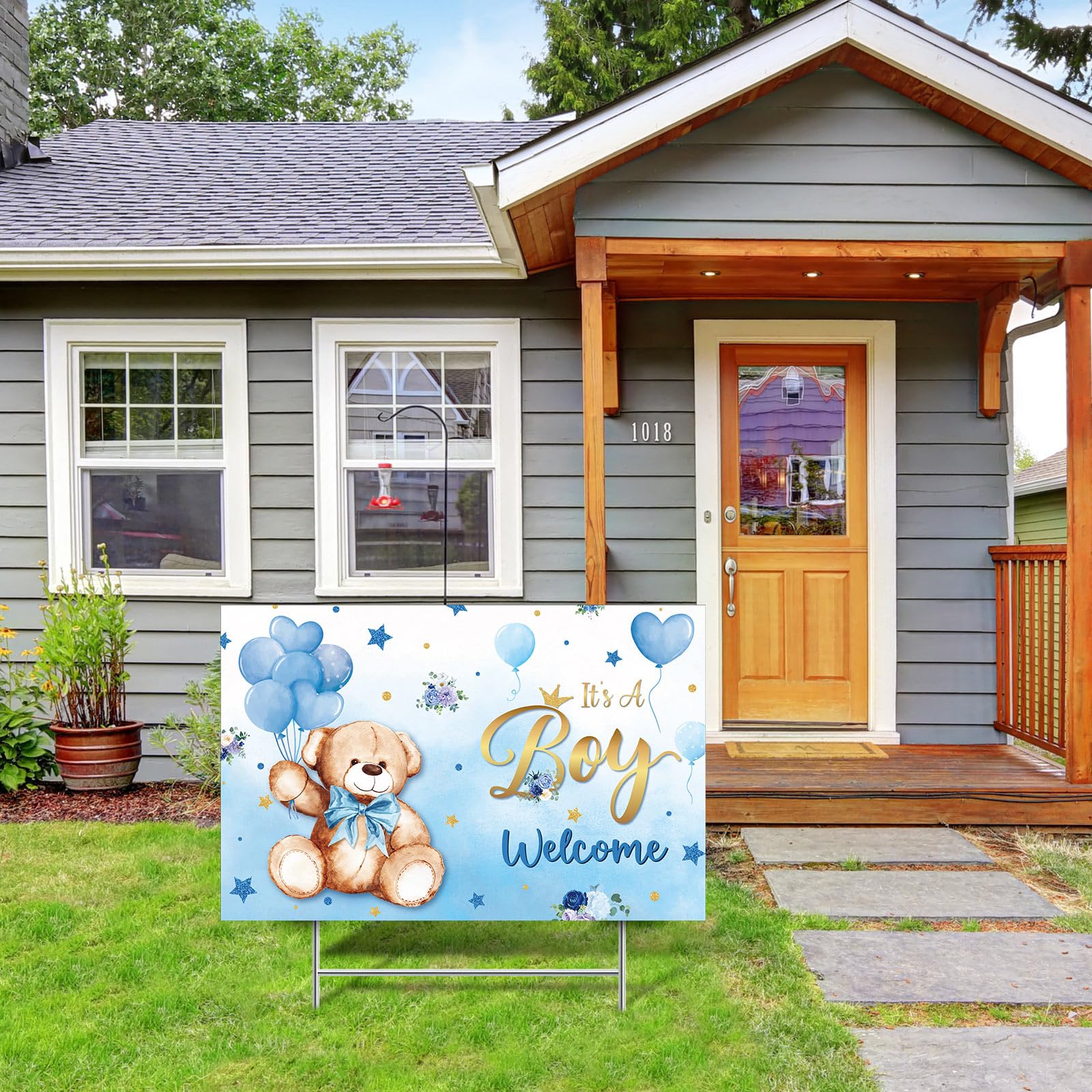 Capoda easy-install yard sign kit saves setup time.